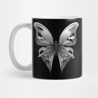 Silver Butterfly Mug